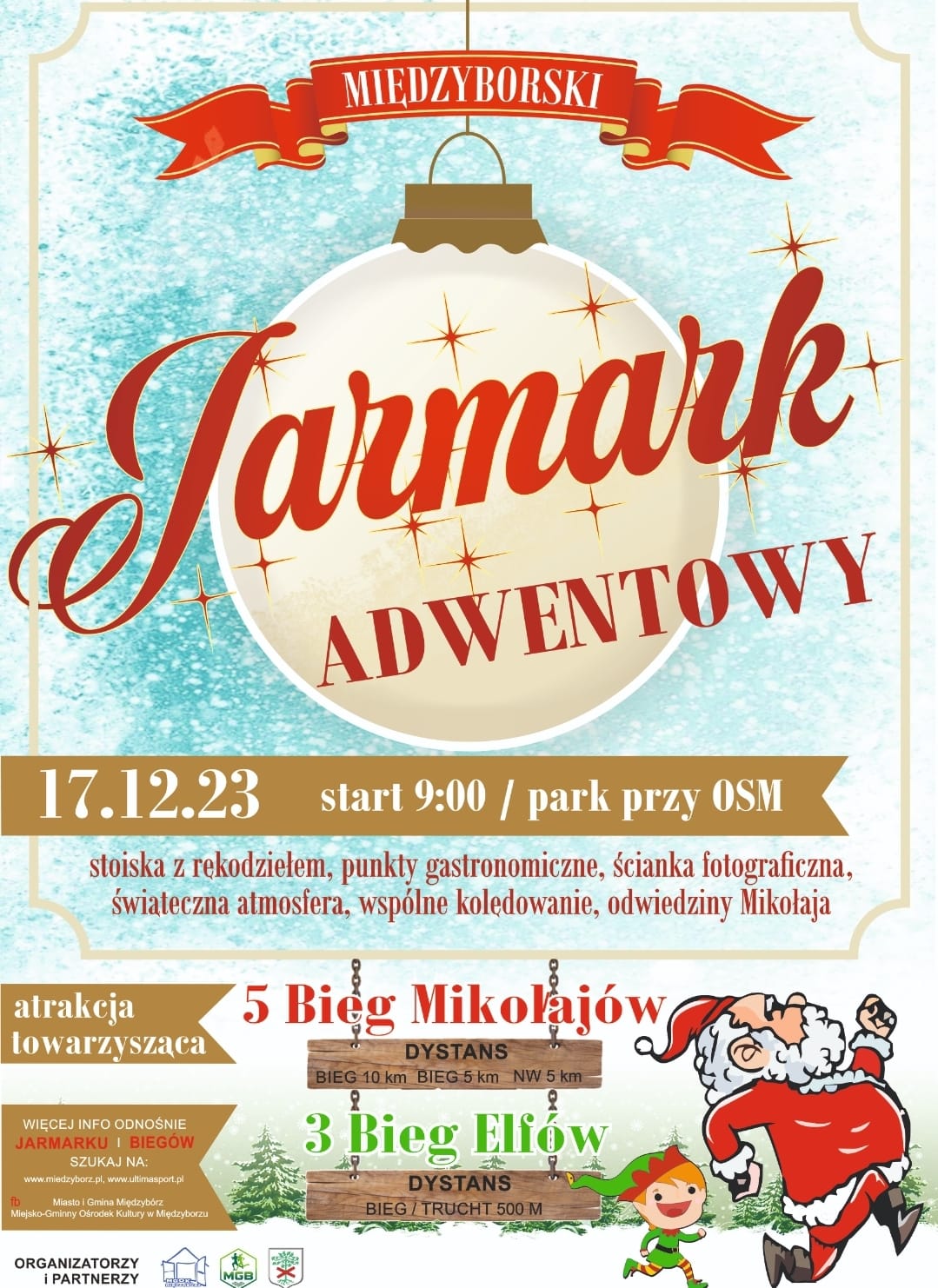 plakat jarmarku bożonarodzeniowego